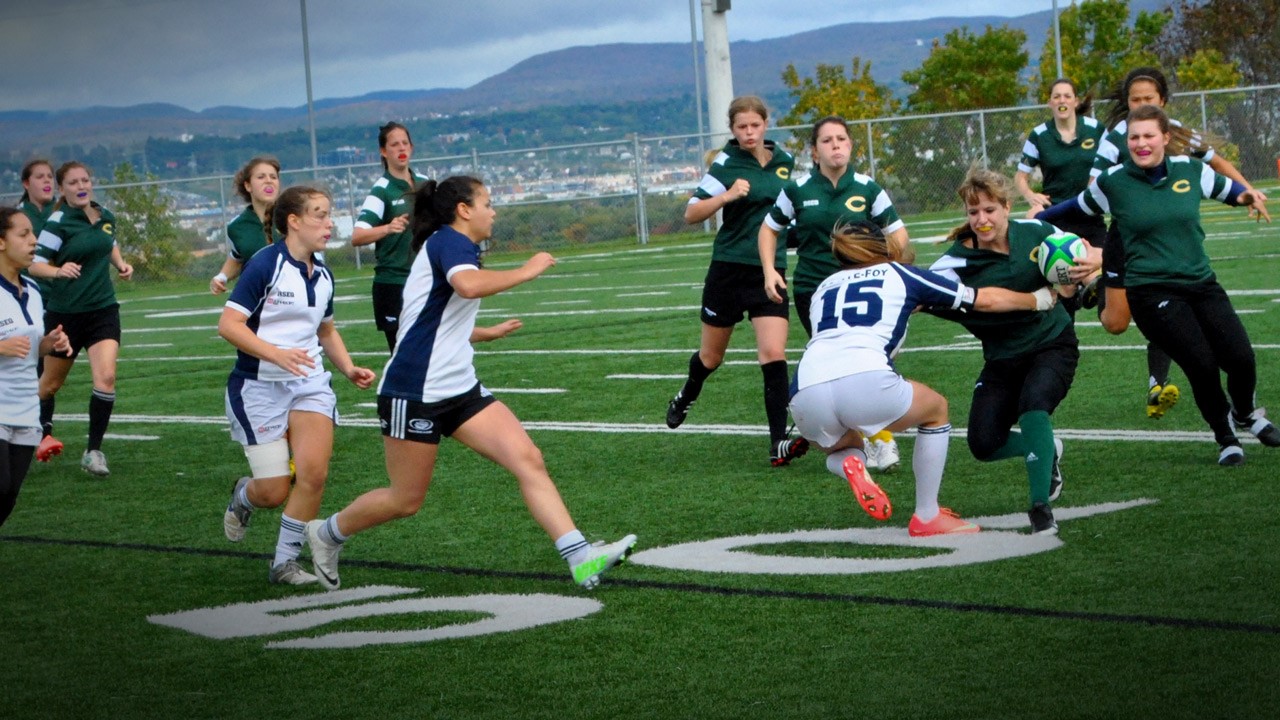 L’équipe féminine de rugby des Condors du Cégep Beauce-Appalaches a amorcé sa saison ce dimanche au Cégep Garneau.
