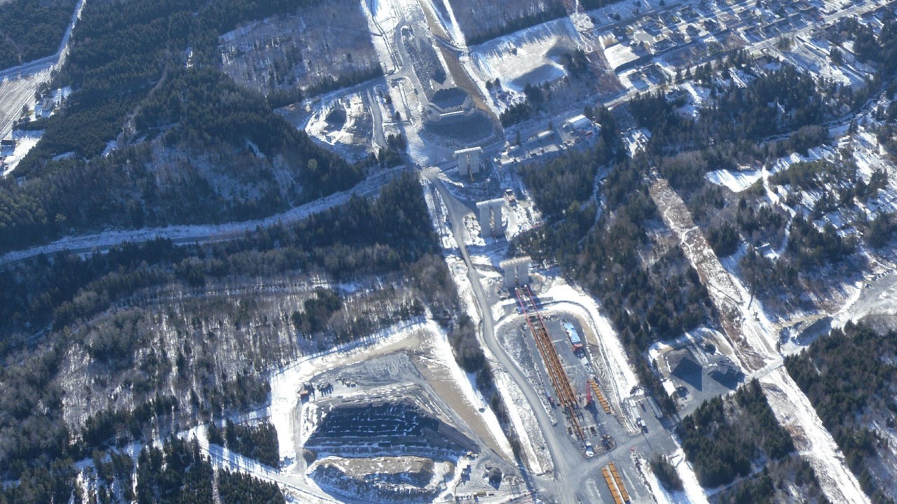 Autoroute 73 : le pont qui surplombera la rivière Gilbert fait son chemin