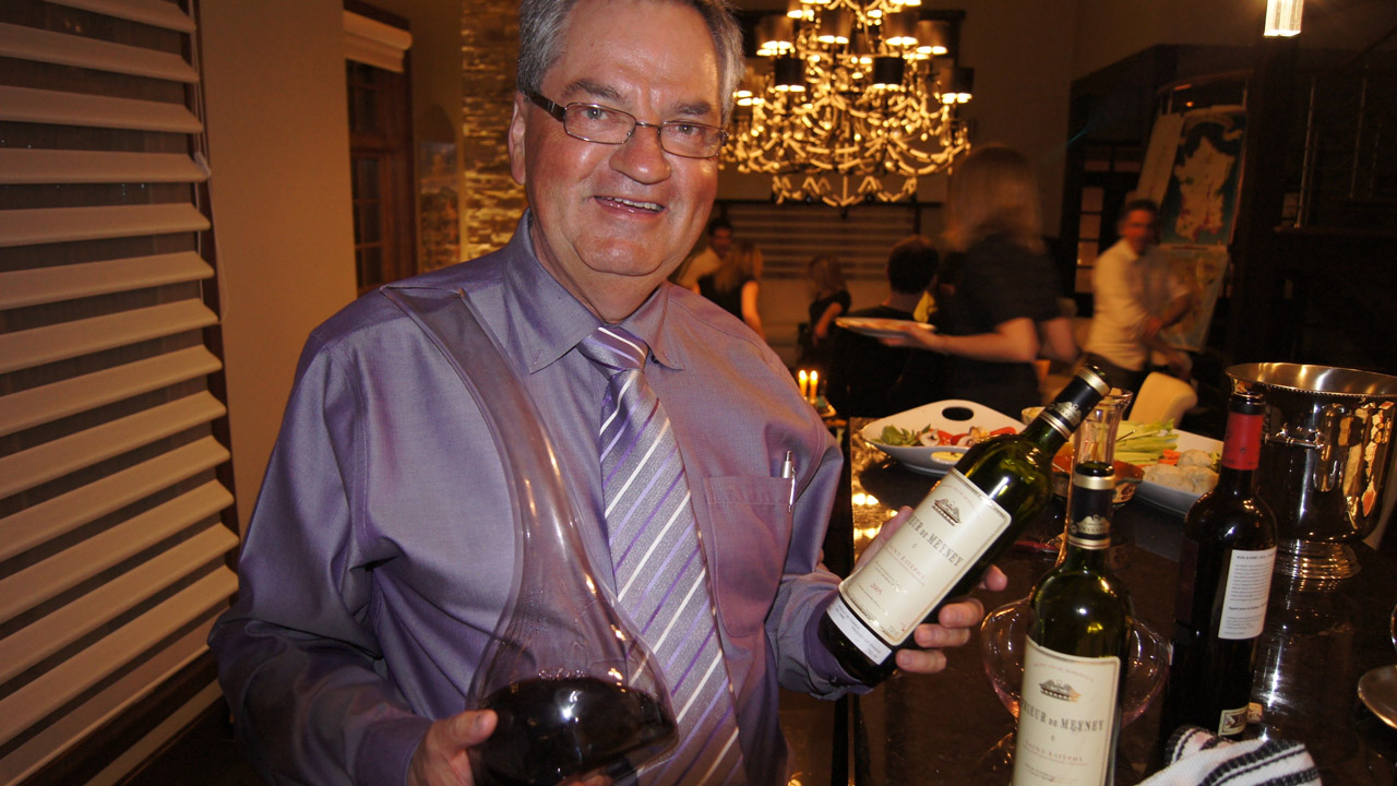 Le chef et sommelier Michel Jacques
