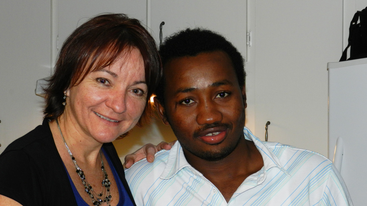 Patricia Morin et Roméro Barthelemy, d’Haïti.