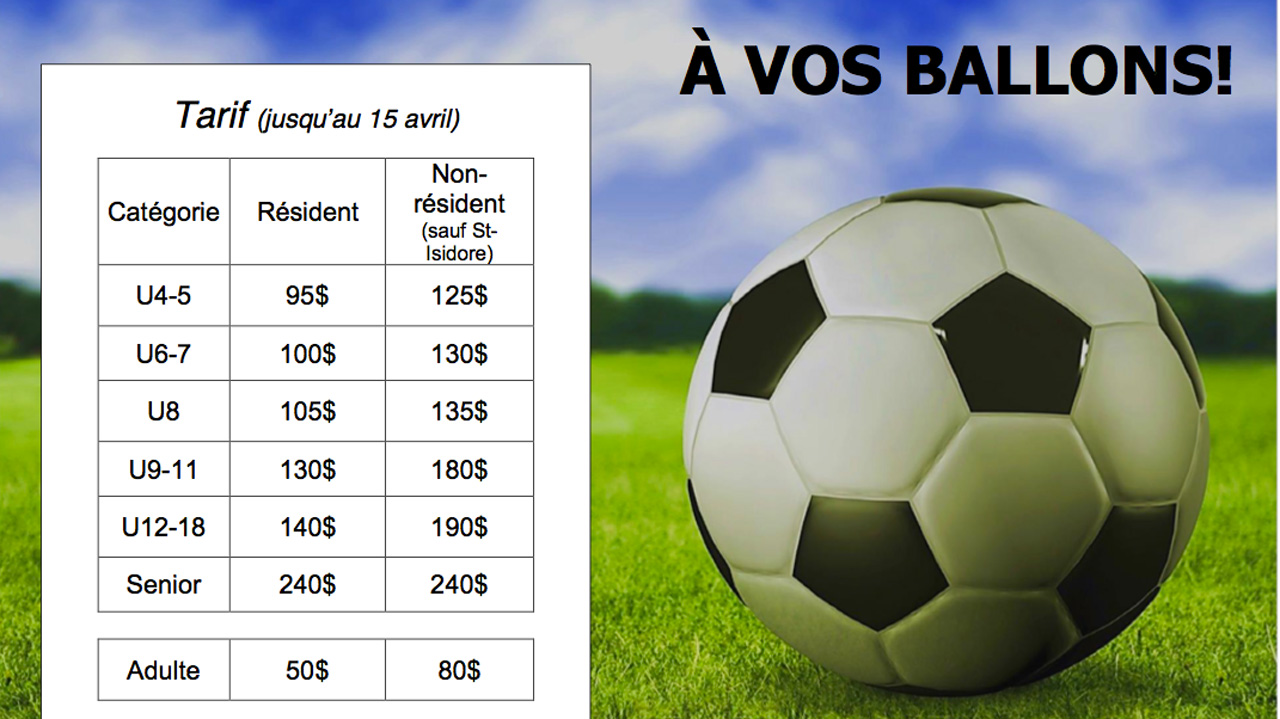 Liste des prix