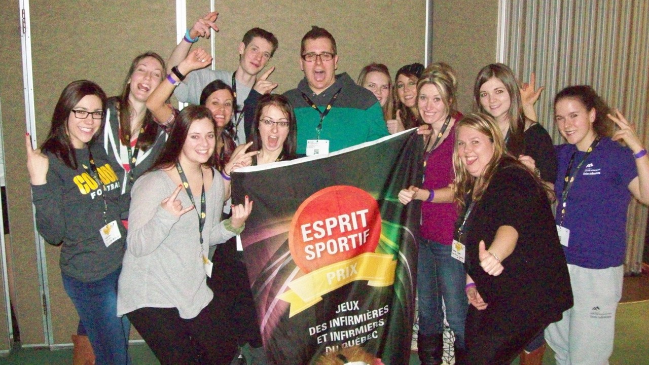 L’équipe du Cégep Beauce-Appalaches composée de Kéven Poulin, Marie-Pier Rodrigue, Lise Richard, Janique Cliche, Jennifer Poulin, Patricia Duguay, Émilie Fecteau, Tyler Pozer, Sarah Joubert, Stéphanie Bégin, Jessica Huot et Gabrielle Côté, Valérie Lachance.