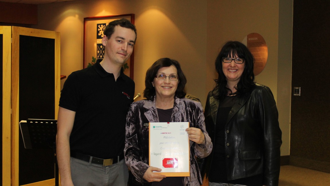 Mme Micheline Chantigny a terminé en deuxième place