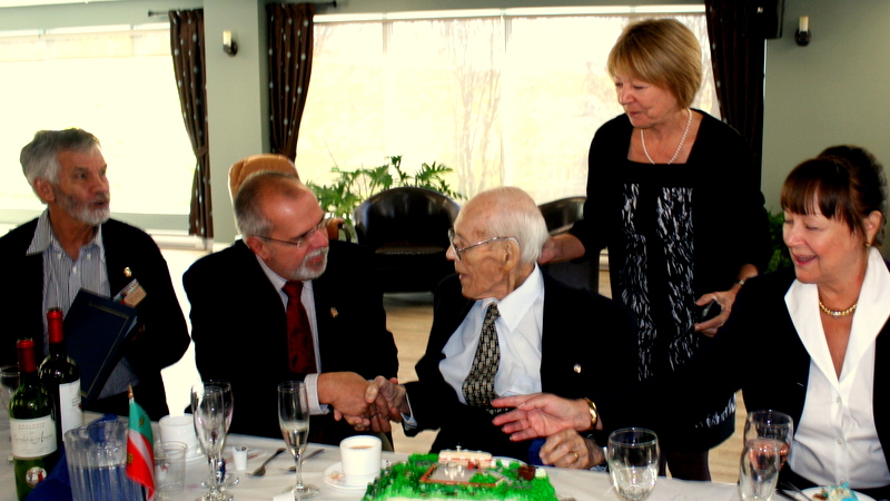 Célébration du 100e aniversaire de Patrick Doyon à Saint-Georges
