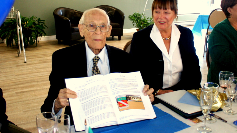 Célébration du 100e aniversaire de Patrick Doyon à Saint-Georges