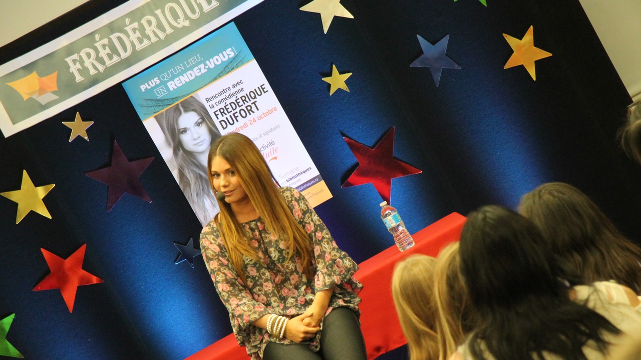 Conférence de Frédérique Dufort à propos de sa carrière de comédienne
