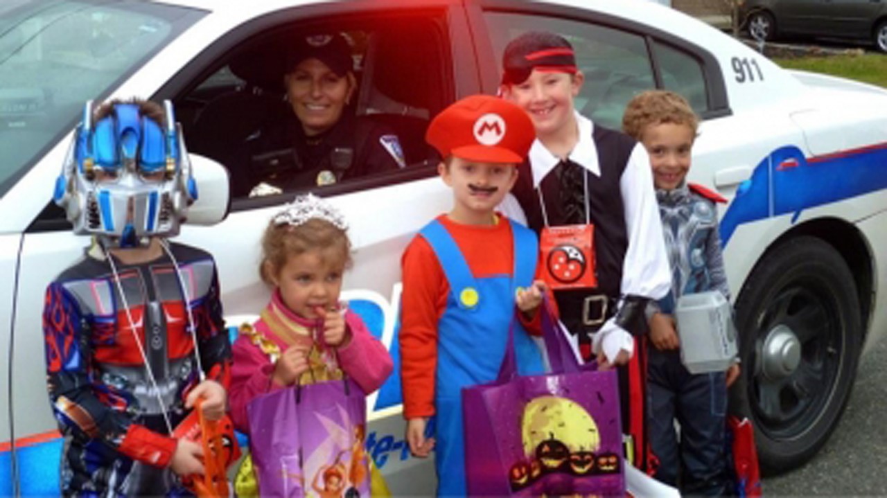 Les enfants de Sainte-Marie fêtent l’Halloween