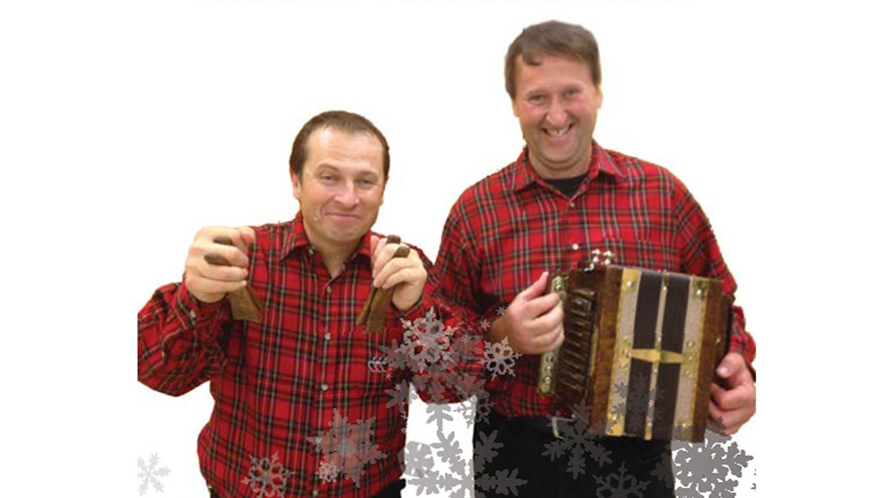 Martin Savoie et Guymond Cyr de la formation La Grand’Débâcle seront sur place pour animer le spectacle «Noël au Moulin»