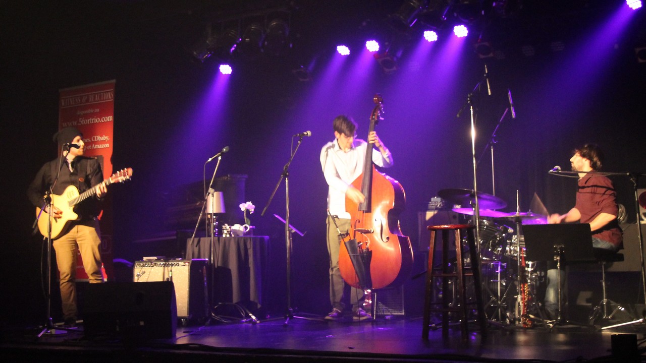 La formation " 5 for trio " a assuré la première partie de la soirée. 