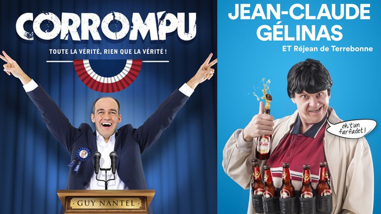 Guy Nantel et Jean-Claude Gélinas seront en spectacle à Saint-Georges