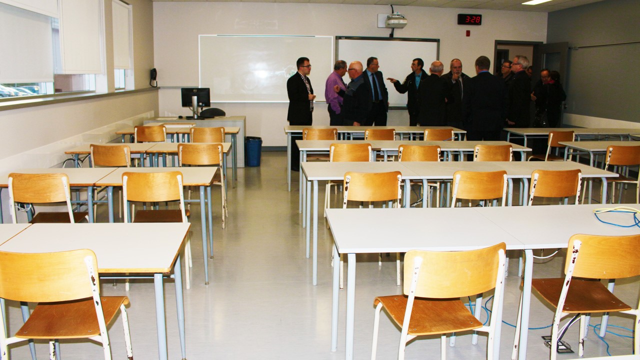 Une salle de classe