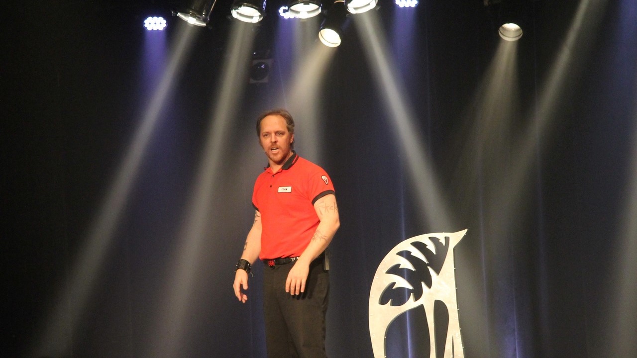 Fabien Cloutier était en spectacle à Saint-Georges ce samedi 22 novembre.