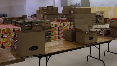Moisson Beauce confectionne 2300 paniers de Noël