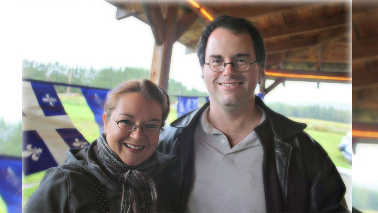Sur la photo: Catherine Ferland et Dave Corriveau