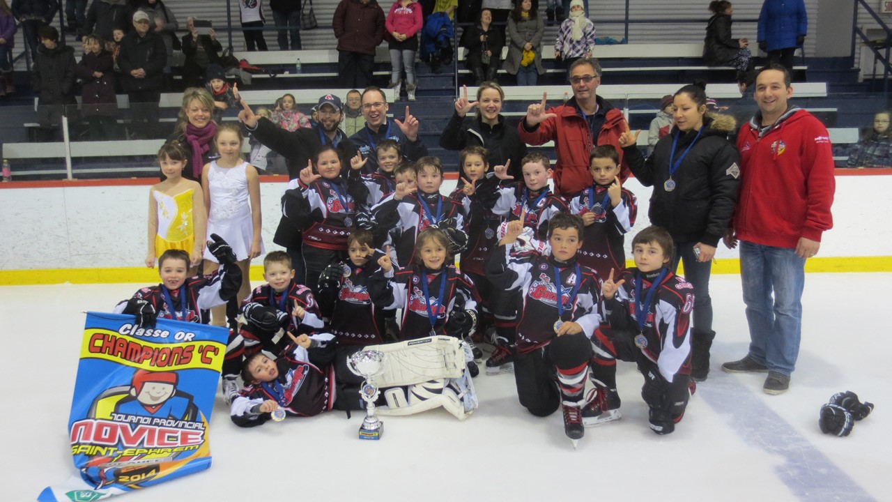 Le Novice C du Garaga de Saint-Georges a remporté son second tournoi de la saison.