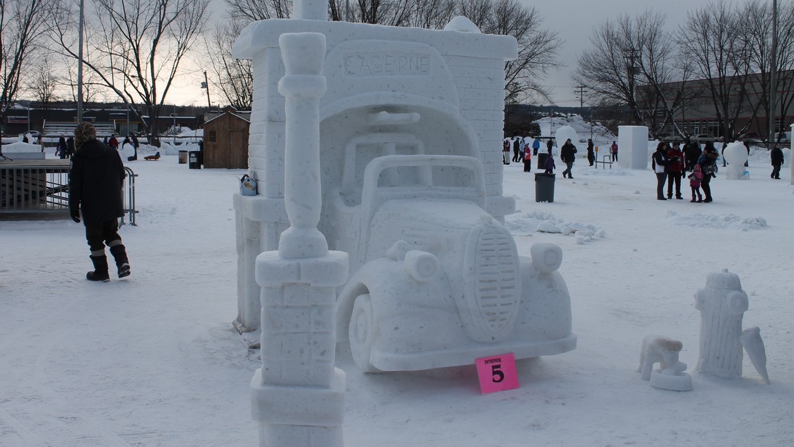 Une 15e édition réussie pour le concours de sculptures sur neige