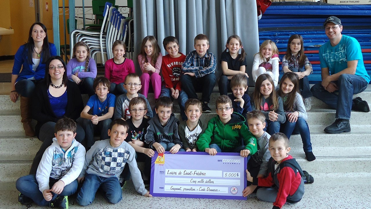 Les élèves de la classe de 2e-3e année de Saint-Frédéric ont cumulé à eux seuls 317 codes-barres