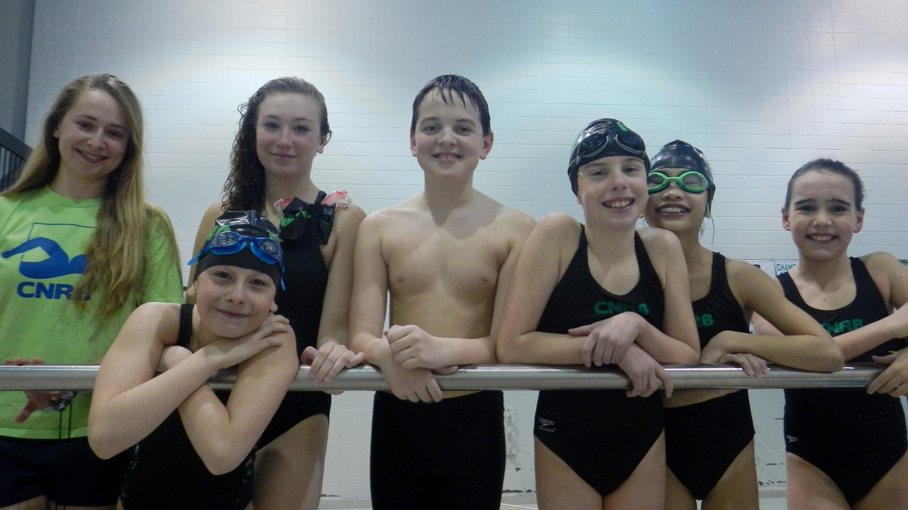 Le Club de natation régional de Beauce était présent à l'Aquafête du Carnaval de Québec.