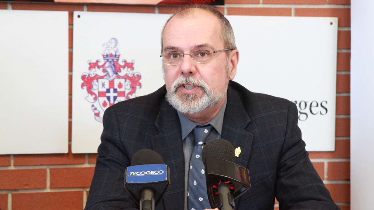 Le maire de Ville de Saint-Georges Claude Morin.