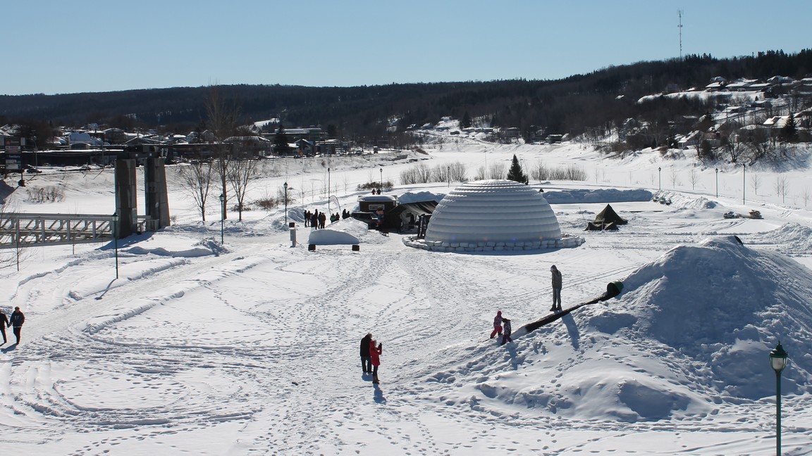 Île ronde à Beauceville