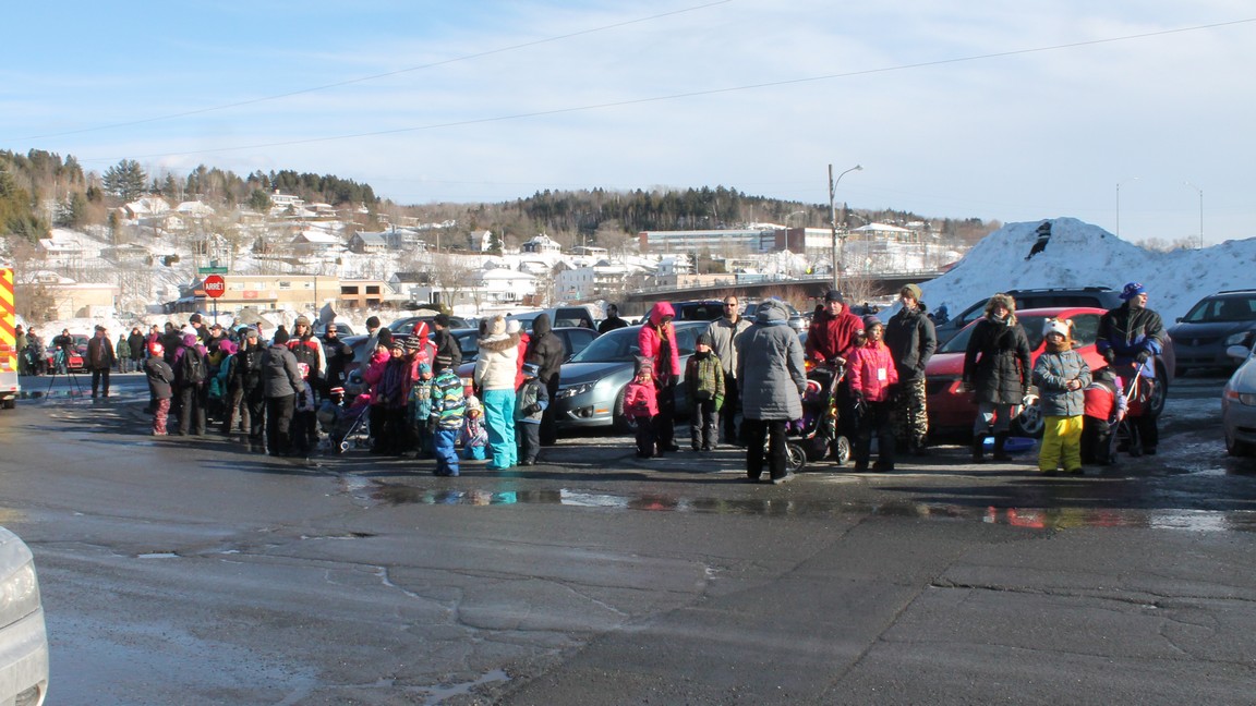 Un défilé à Beauceville à l’occasion du Festival d’Hiver