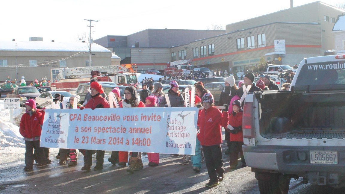 Un défilé à Beauceville à l’occasion du Festival d’Hiver