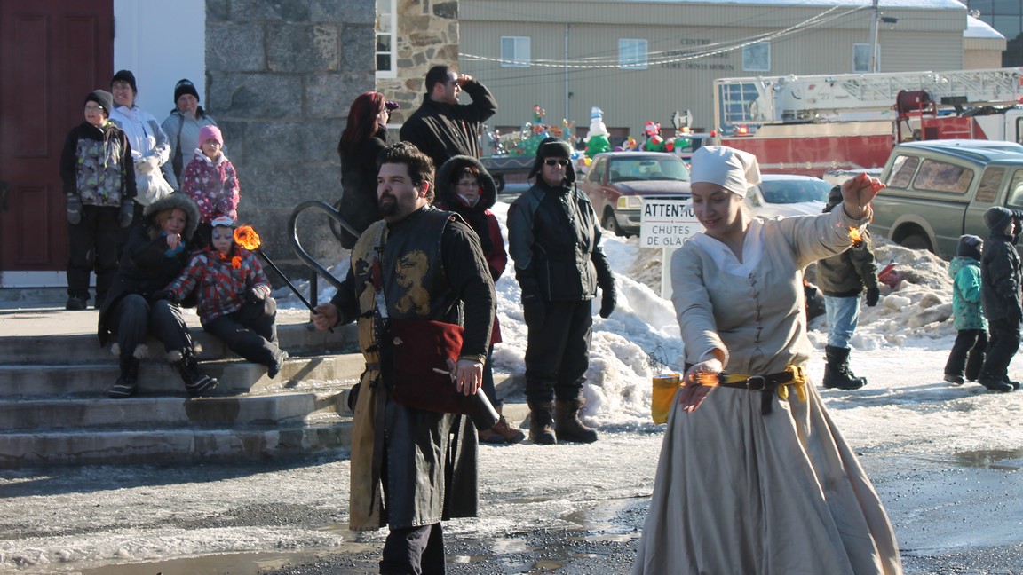 Un défilé à Beauceville à l’occasion du Festival d’Hiver