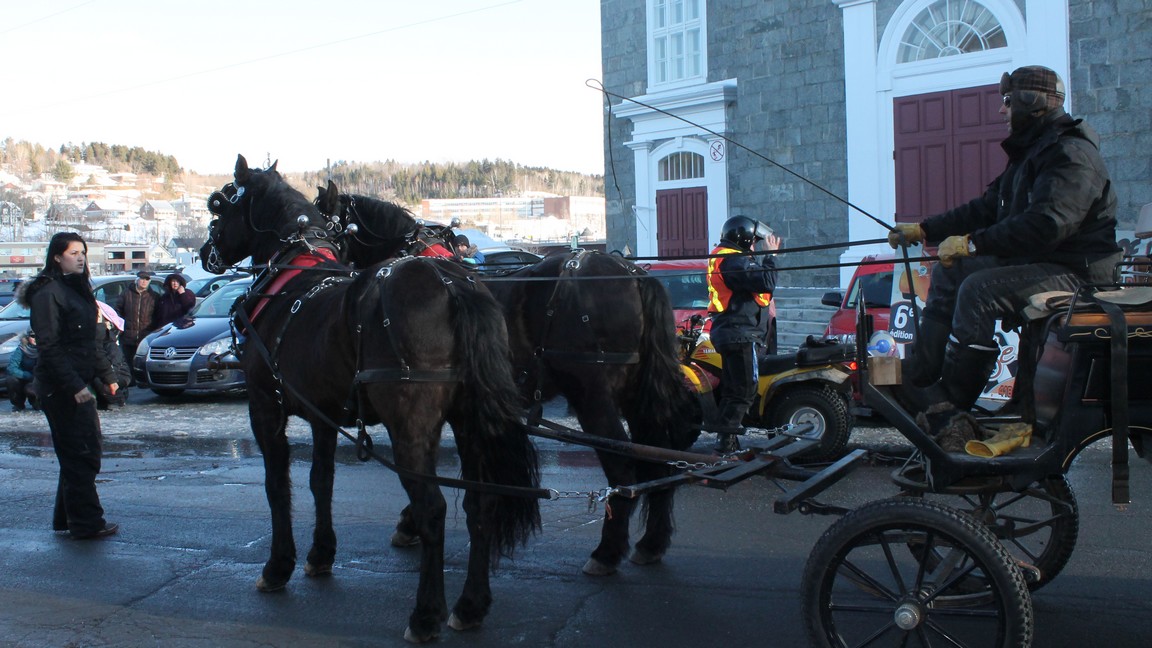 Un défilé à Beauceville à l’occasion du Festival d’Hiver