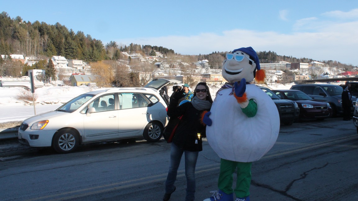 Un défilé à Beauceville à l’occasion du Festival d’Hiver