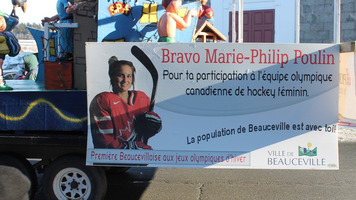 Un défilé à Beauceville à l’occasion du Festival d’Hiver