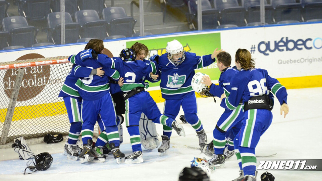 Les Pee-Wee CC des Lynx de la Haute Beauce ont été couronnés champions du Tournoi international de hockey Pee-Wee, dont la finale s’est déroulée au Colisée de Québec, ce dimanche.
