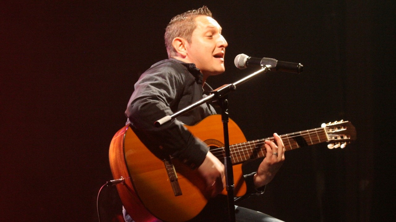 Vincent Dijoux a chanté ses compositions