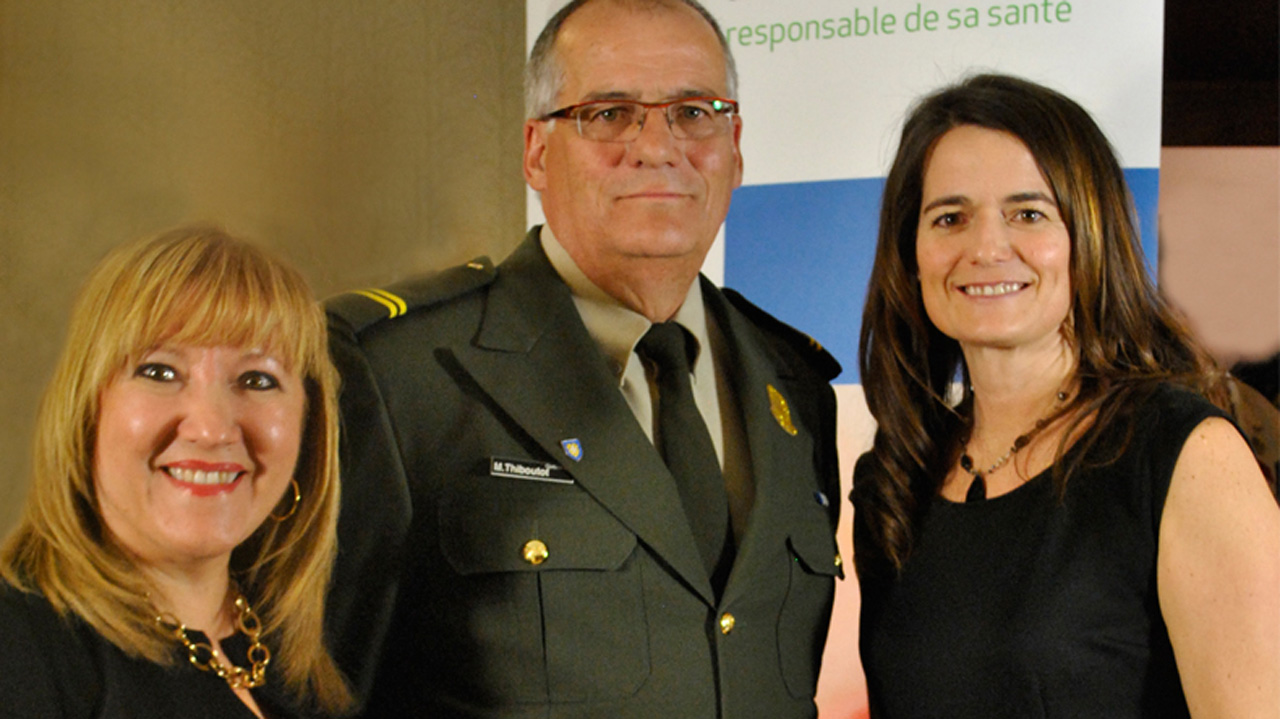 Le sergent Mario Thiboutot reçoit un prix hommage