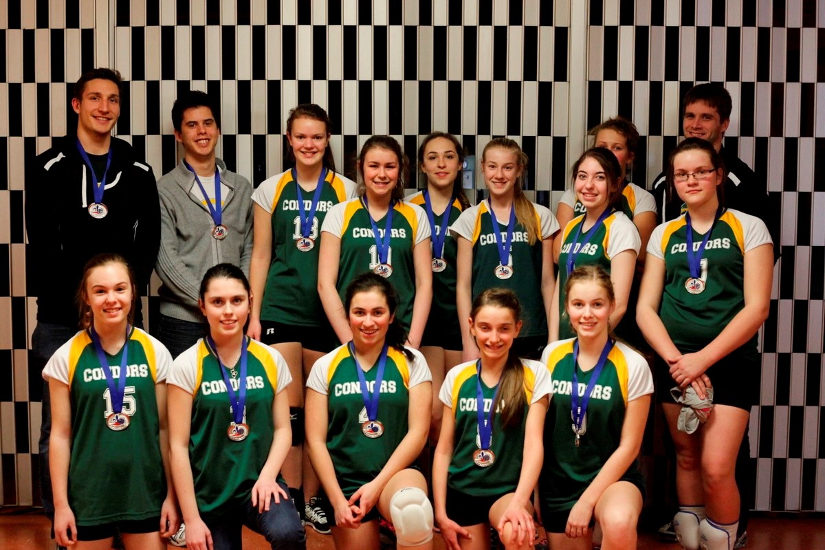 Volleyball : Les benjamines civiles des Condors remportent une médaille d’argent