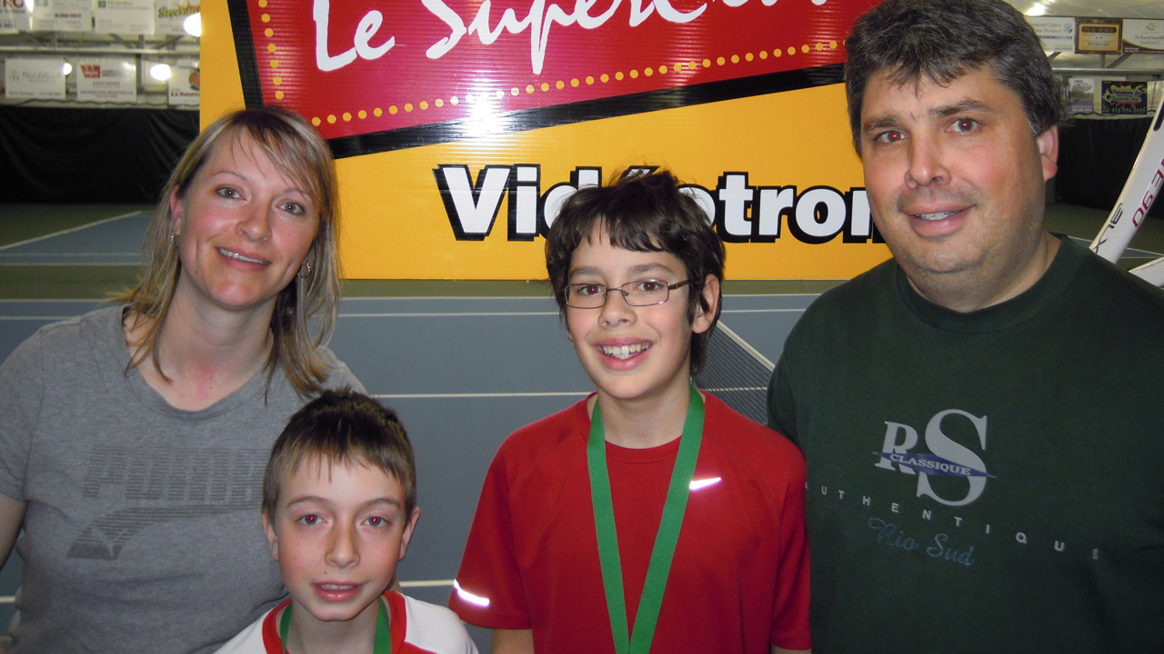 Samuel Rodrigue et France Fortin
Jérémy et Michel Morin 
