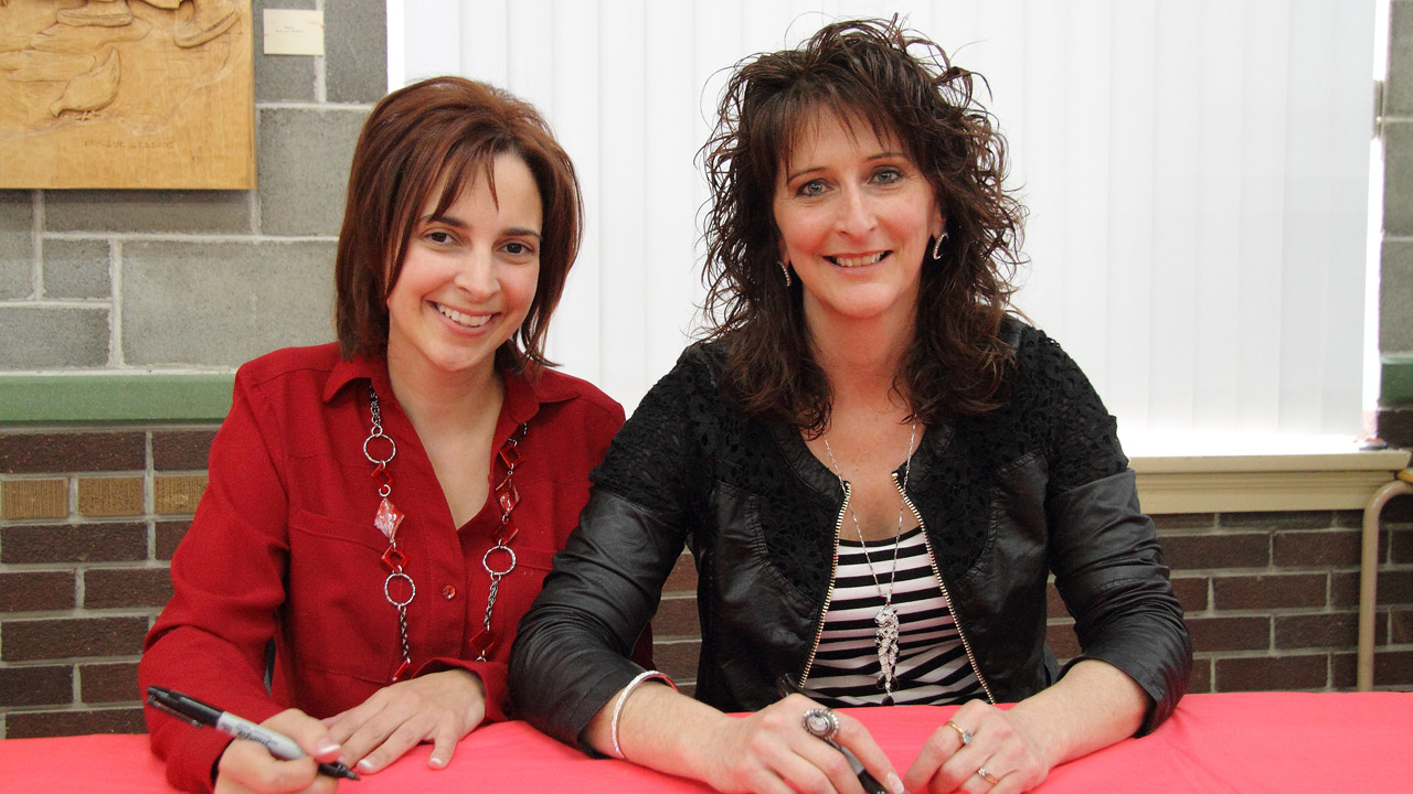 Les deux créatrices Lyne Baril et Josée Vachon