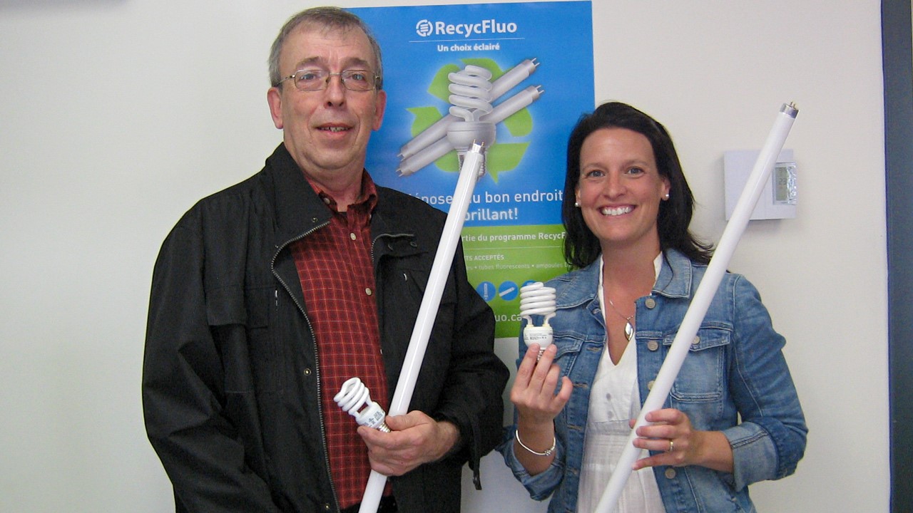 Il est dorénavant possible de déposer des lampes de type fluocompact et tubes fluorescents à la Régie intermunicipale du Comté de Beauce-Sud (RICBS).