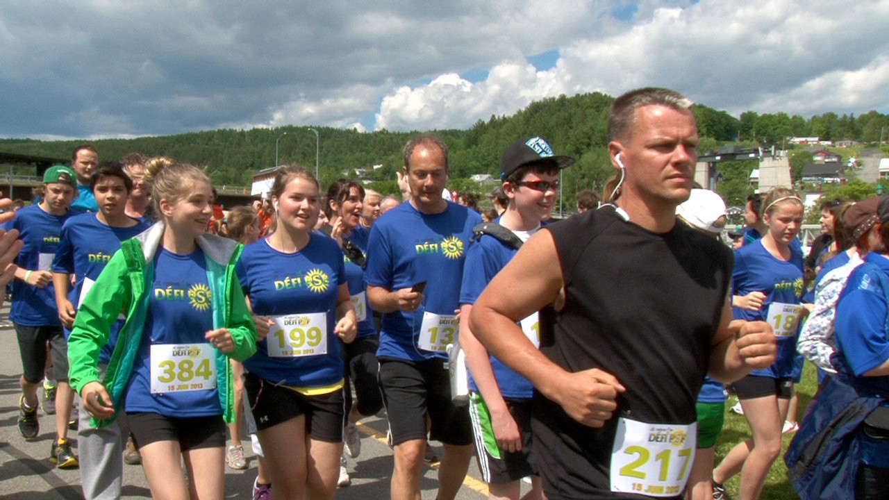 Près de 400 coureurs ont pris part à l'événement en 2013.