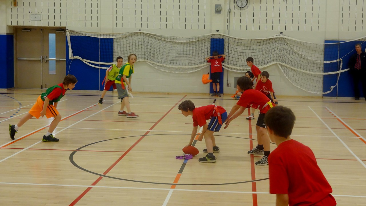 Le 17 avril dernier, l’école des Deux-Rives accueillait en ses murs un tournoi de Flag-football.