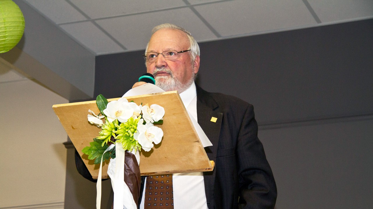 Janvier Grondin, animateur du gala