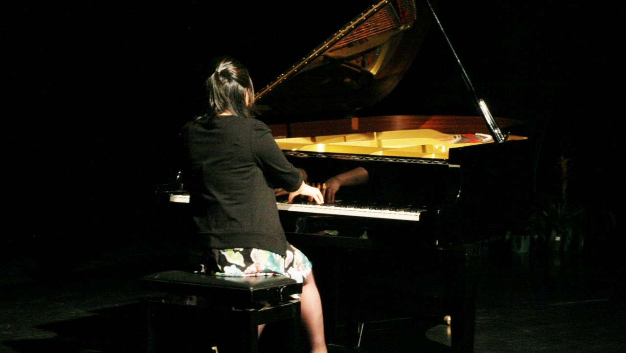 Lisa-Sunyang Trottier en pleine prestation dans la catégorie "Provincial Baccalauréat"