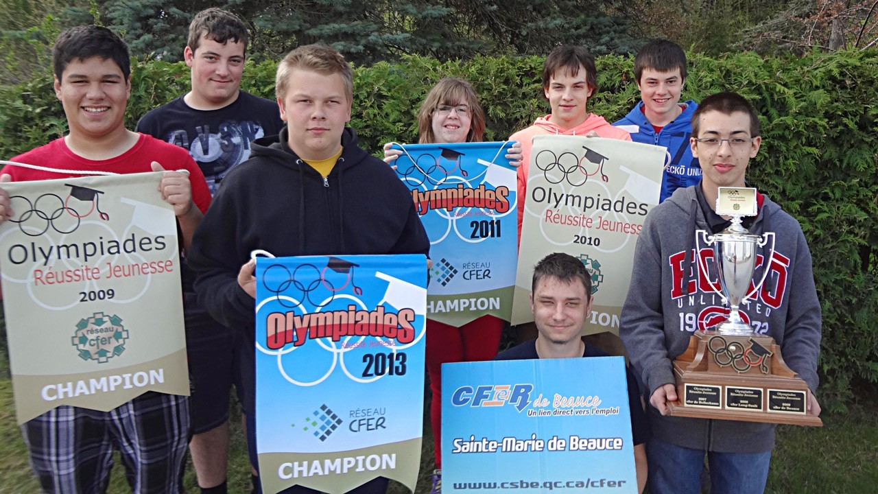 La Beauce représentée par son CFER lors de la 8e édition des Olympiades Réussite-Jeunesse.