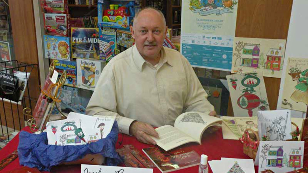 L'auteur Jocelyn Rancourt, de Saint-Benjamin.