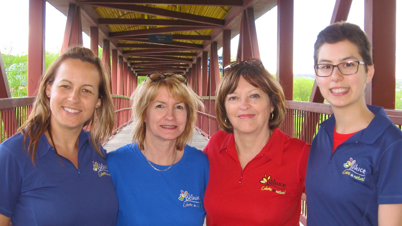 Stéphanie Parr, Martine Paquet, Diane Rhéaume et Camille Thériault-Marois