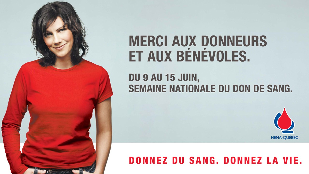 Du 9 au 15 juin, c'est la semaine nationale du don de sang