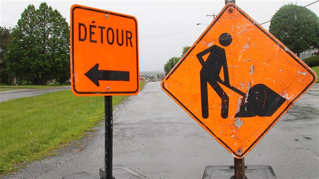 Avis de travaux routiers sur l'avenue Lambert