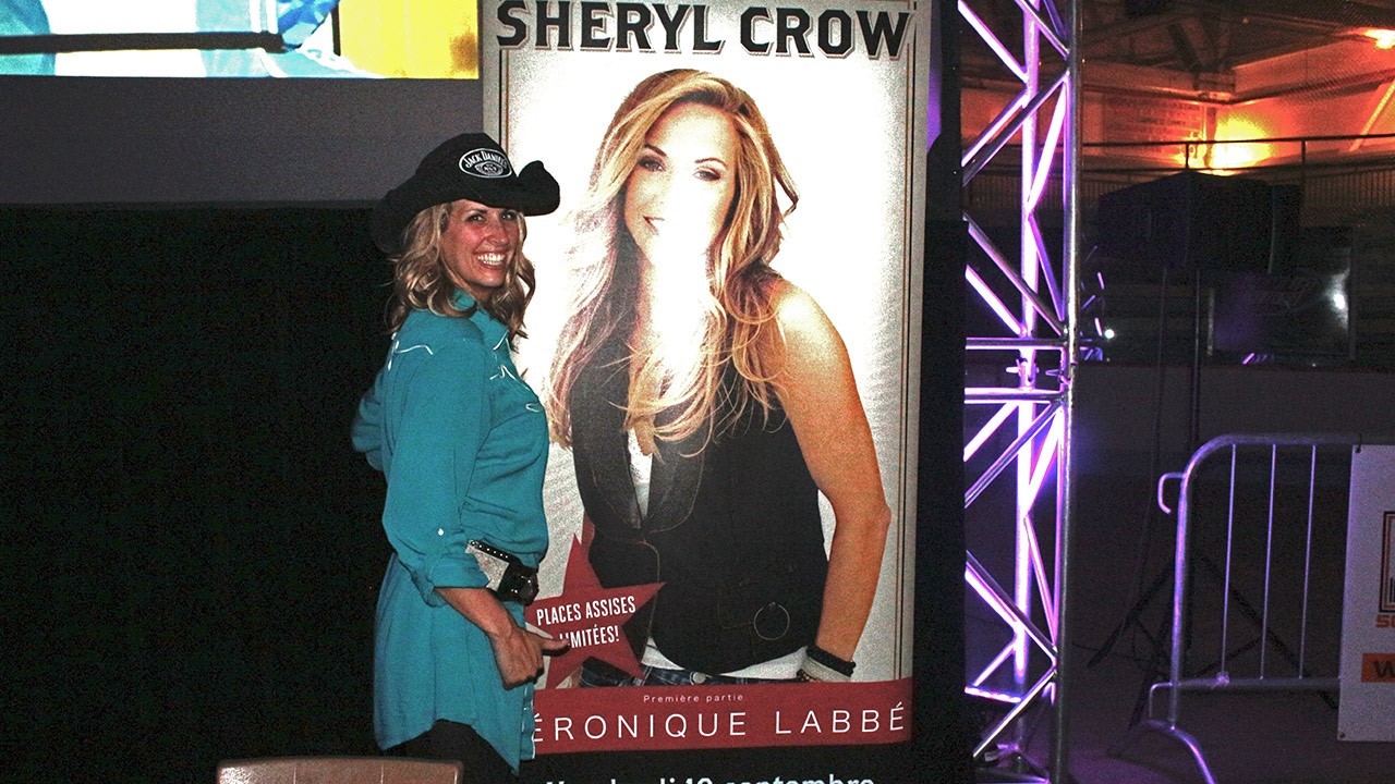 Véronique Labbé fera la première partie du spectacle de Sheryl Crow à l'Olympia de Montréal.