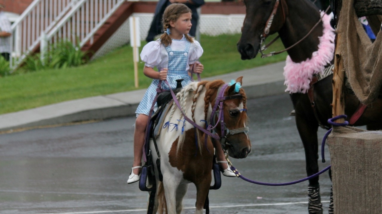 Une parade sous la pluie à Nashville en Beauce