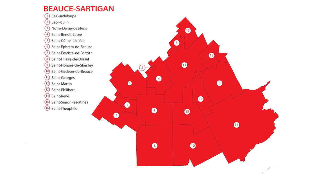 La MRC de Beauce-Sartigan