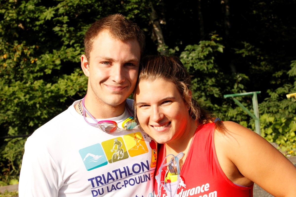 (299 photos) Plus de 150 braves pour le Premier Triathlon du Lac-Poulin